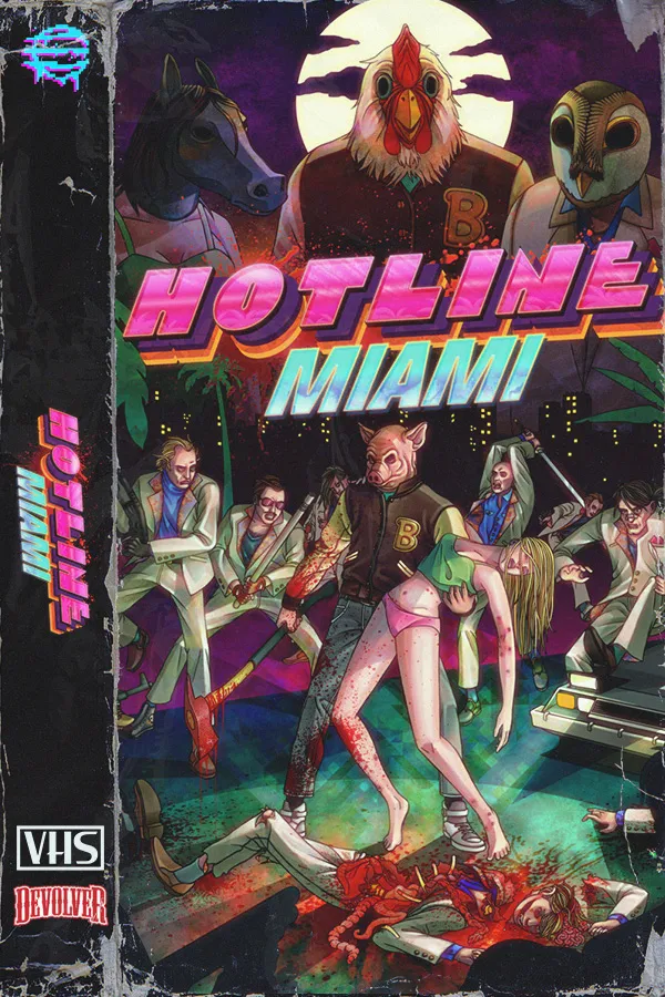 Hotline Miami (2012) — обложка