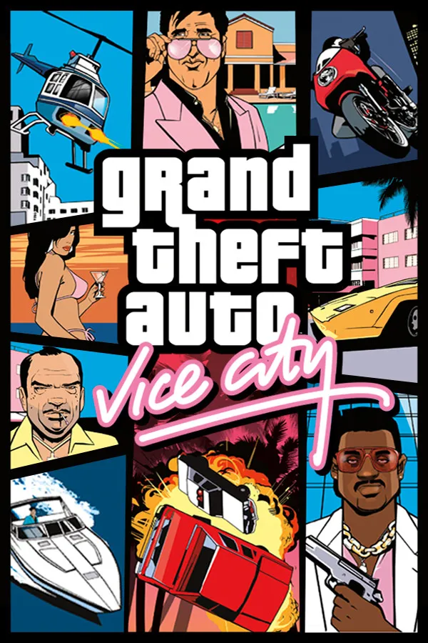 Grand Theft Auto: Vice City — обложка