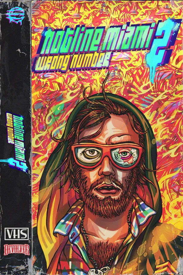 Hotline Miami 2: Wrong Number (2015) — обложка