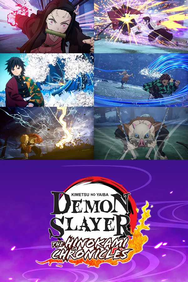 Demon Slayer -Kimetsu no Yaiba- The Hinokami Chronicles (2021) — обложка