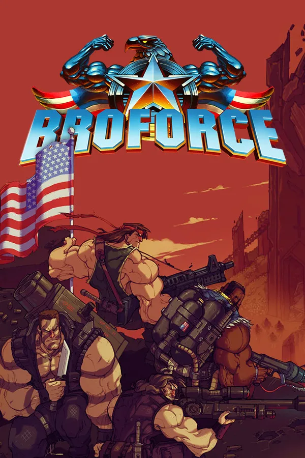 Broforce — обложка